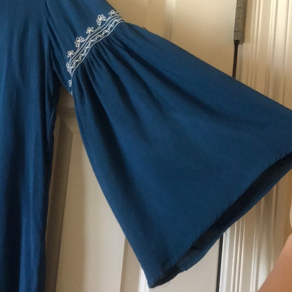 Hot & Delicious Embroidered Bell Sleeve Tunic - Picture 3 of 6